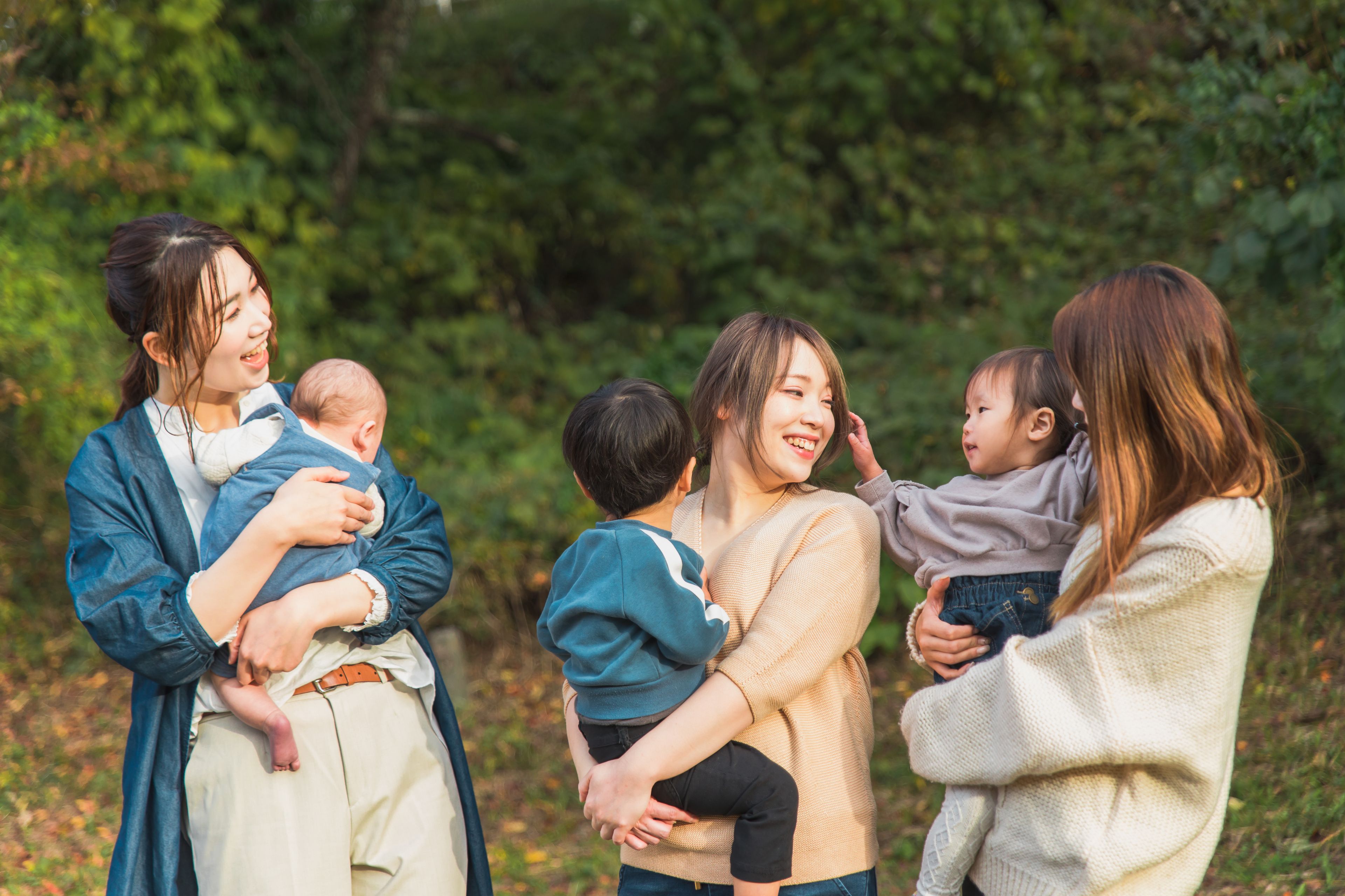 保護者同士の交流の様子